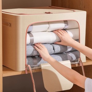 收纳箱衣服衣物被子羽绒服收纳整理盒收纳盒大容量超大百纳箱中号
