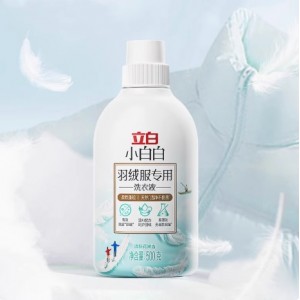 白羽绒服专用洗衣液500g温和去污不伤衣