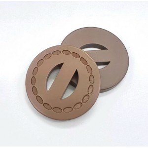 大衣西装服衣服上衣圆形咖啡色喷色大纽扣百搭扣子纽扣配件辅料29mm(10颗）